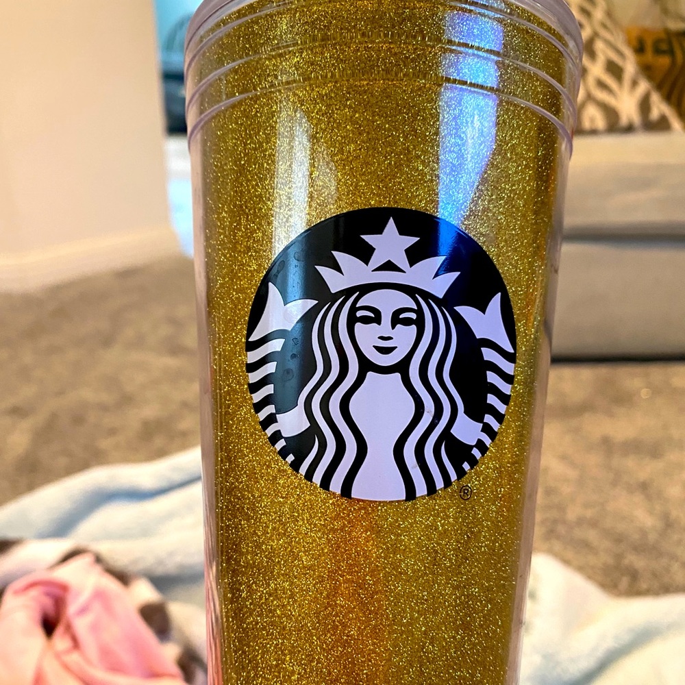 Glitter Starbucks Tumbler *READ